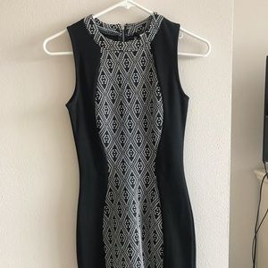 H&M Divided Black and White Dress